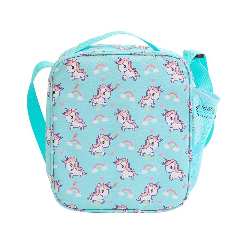 KABOER Cute Unicorn Lunch Boxes Bag for Girls,Reusable Lunch Box