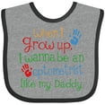thumbnail image 3 of Inktastic Optometrist Like Daddy Boys or Girls Baby Bib, 3 of 4