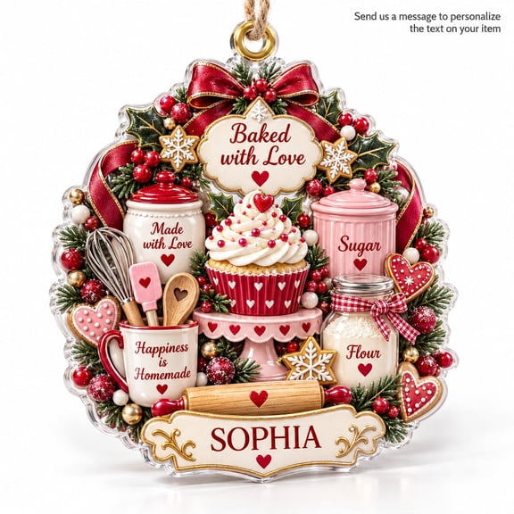 Ornament Christmas Baking Mixer Acrylic Christmas Tree Decor Christmas Gift