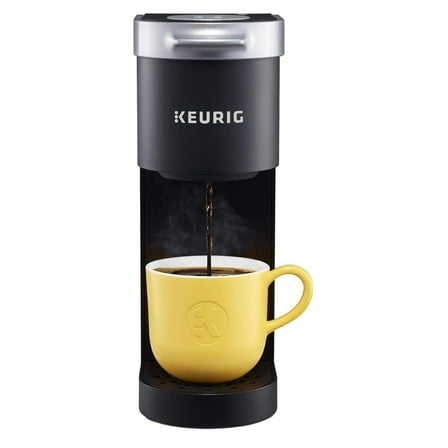 Restored Keurig K-Mini Single Serve Coffee Maker with 6-12Oz Cup Sizes, Quick Brewing, and Removable Drip Tray, Black (Refurbished)