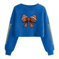 thumbnail image 1 of Tauxra T-Shirts à Manches Longues pour Femmes Imprimé Baseball Chandail à Capuche pour Femmes Coupe Ample Décontractée Col Rond Manches Longues, 1 of 5