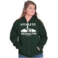 thumbnail image 4 of Funny Mt. Saint Helens Washington WA Zip Hoodie Sweatshirt Men Brisco Brands X, 4 of 6