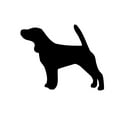thumbnail image 3 of Beagle Dog Silhouette - Beautiful Solid Steel Home Decor Decorative Accent Metal Art Wall Sign, 3 of 3