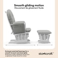 thumbnail image 4 of Storkcraft Hoop Glider and Ottoman, 4 of 11