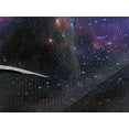 thumbnail image 2 of Ambesonne Galaxy Quilted Coverlet 2 Pcs, Mother Nebula View, Twin Size, Purple Black Blue, 2 of 3