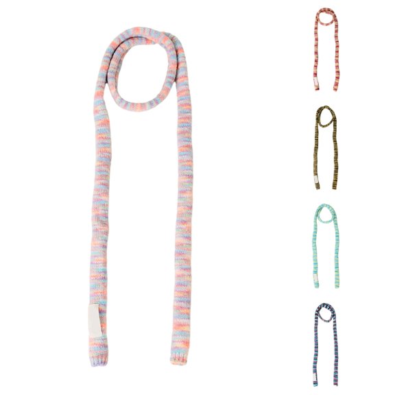 Daznico Scarf for Women, Knitted Long Thin Scarf Style Decorative Neckwear for Autumn Winter