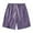 Purple, variant on XDZJLR Mens Shorts Casual Summer Beach Nylon Waterproof Solid Color Loose Drawstring Knee Length Pants