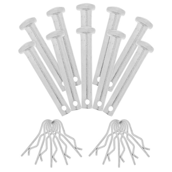 WORGEOUS 10 Sets Hinge Scaffolding Scaffolding Connecting Pin 6.00X1.50X1.00CM Silver