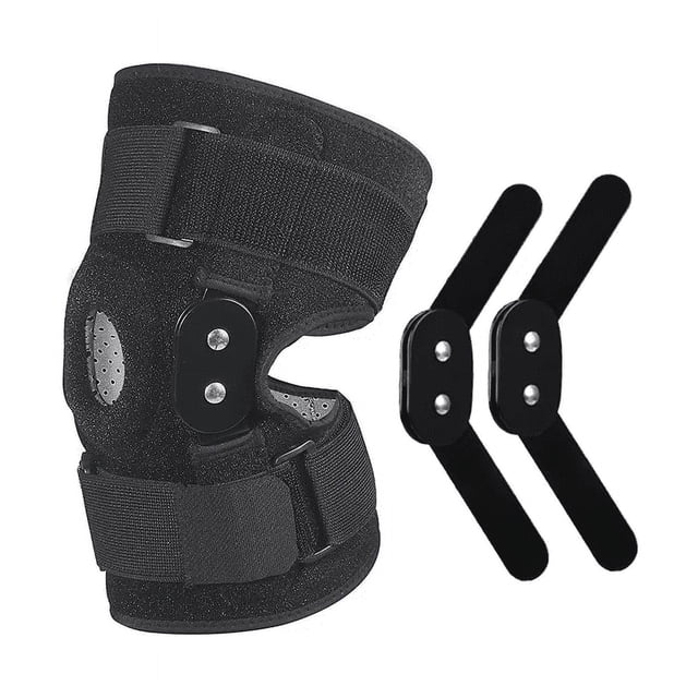 Rodillera Con Soporte Estabilizado De Rótula Barra Aluminio NEGRO TALLA S