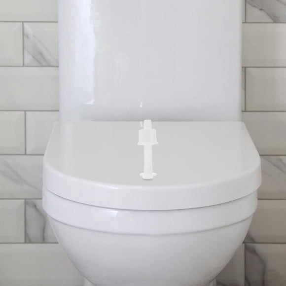 BESTYASH 2Pcs Toilet Lid Repair Kit POM White Prevent Loosening Hotel Maintenance