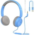 thumbnail image 3 of On-Ear Kids Headphones, Wired Headphone w/Mic, Safe Volume Limited Children Earphones, 3 of 6