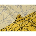 thumbnail image 6 of oneOone Velvet Yellow Fabric Leaves Sewing Material Print Fabric By The Yard 58 Inch Wide, 6 of 6