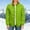 Green, variant on Women's Quilted Puffer Jacket- Warm Winter Stand Collar Everyday Wear Casual Zip-Up Coat with Pockets Black Size L