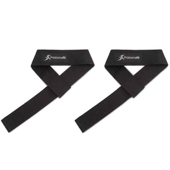 ProsourceFit Pair of Weight Lifting Straps for Men and Women, Adjustable Cotton Straps for Improved Grip
