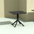 thumbnail image 5 of Compamia Paris Square Table 31 inch Black, 5 of 7