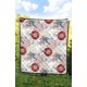 thumbnail image 4 of Colcha Premium con estampado de abanicos japoneses, 4 of 10