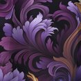 thumbnail image 3 of Designart "Royal Ragdolls In Deep Purple" Paisley Blackout Curtain Single Panel, 3 of 4