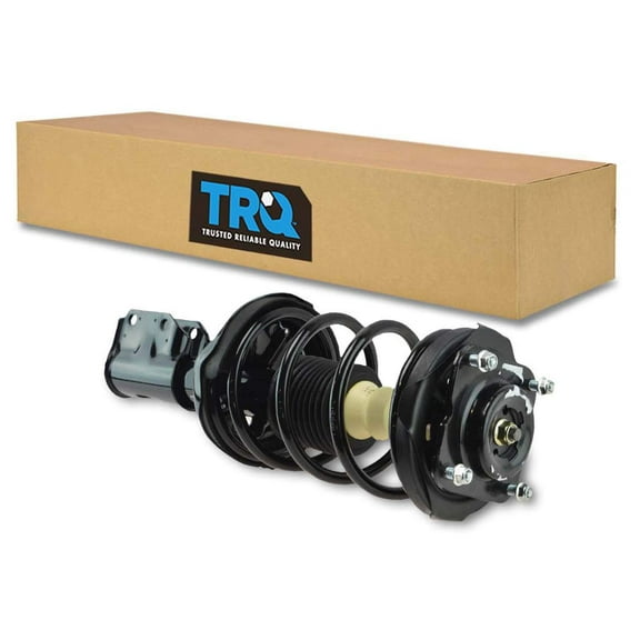 TRQ Front Left Complete Strut & Coil Spring Assembly Drivers Side Fits Select 2000-2003 Mazda Protege 2002-2003 Protege5