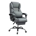 thumbnail image 1 of predolo Chaise de Bureau Chaise Inclinable Chaise de Jeu Ergonomique Dossier Haut Réglable Éponge Alliage d'Aluminium Convient aux Adultes Femmes Bureau à Domicile Étude Espace de Travail Professionnel Gris, 1 of 8