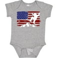 thumbnail image 3 of Inktastic Snowboarding US Flag Boys or Girls Baby Bodysuit, 3 of 5