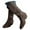 Coffee, variant on UngA Women's Cowgirl Boots Mid Calf Cowboy Embroidered Western Pointed Toe Chunky Heel Pull On Knee High Boots Khaki,Size 8.5