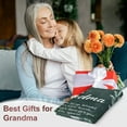 thumbnail image 2 of Blanket Gifts for Grandma, Grandma Birthday Gifts, Mother''s Day Present for Grandma from Granddaughter, Grandchildren, We Love You Cozy Throw Blankets 50" x 60", 2 of 6