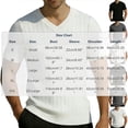 thumbnail image 2 of hlysgo Men's V Neck Shirts Short Sleeve Sweater Shirt Casual Ribbed Pullover Breathable T Shirt White,XL, 2 of 5