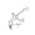 thumbnail image 1 of Amer Mounts Spring Assisted Dual Articulating Arm For 17"-32" VESA Monitors Arctic Edition - Clamp and Grommet Base - HYDRA2A, 1 of 5