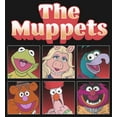 thumbnail image 2 of Girl's The Muppets Boxed Characters  Graphic Tee Black Medium, 2 of 4