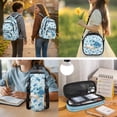 thumbnail image 5 of HUIACONG Book Turtle 4PCS Kids School Backpack, 17" Durable Bookbag with Lunch Box for Boys Girls Age 8-12, 5 of 7