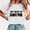 White, variant on You Might Be Drunk Short Sleeve Shirt for Women Trendy Y2k Style Casual Summer T Shirts Crewneck Comfy Basic Tee Top
