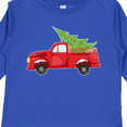 thumbnail image 4 of Inktastic Christmas Vintage Truck with Christmas Tree Boys or Girls Long Sleeve Toddler T-Shirt, 4 of 5