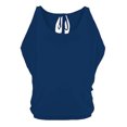 thumbnail image 1 of Blusas con hombros descubiertos y cortes para mujer, blusas holgadas de verano, camisetas de manga corta con estampado de murciélago, camisetas casuales holgadas con cuello redondo para, 1 of 5