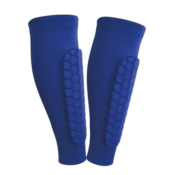 Soccer Shin Guards for Youth And Adults Calf Compression Sleeve with Honeycomb Pads Sports Protective Equipment for Football Baseball Skiing Hockey