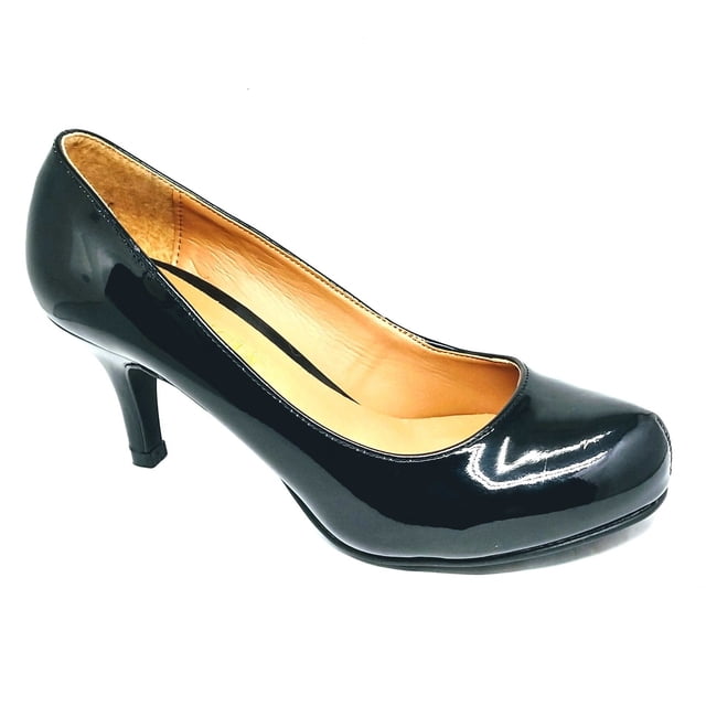 Calzado de ADULTO tipo ZAPATILLA color CHAROL NEGRO PERUGIA 75015