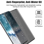 For Samsung Galaxy S24+ /S24 Plus 5G Privacy Screen Protector Tempered Glass Anti-Spy Anti-Peek 9H Hardness Screen Cover by Xpression - Black