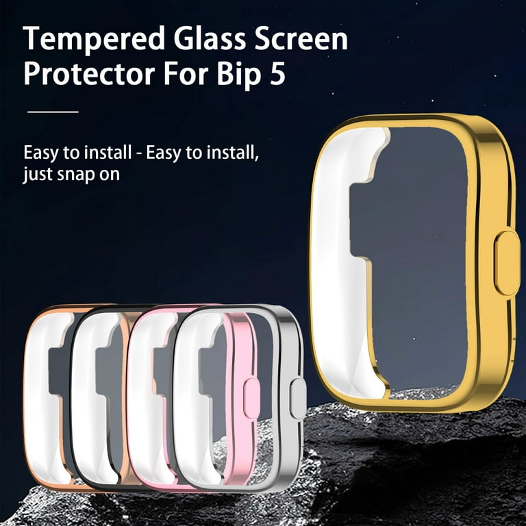 Huanledash Watch Screen Protective Case for Amazfit Bip 5 Full Protection  High Clarity Anti Scratch Cover for Huami Amazfit Bip5 