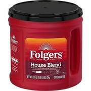 Folgers Coffeehouse Blend Ground Coffee, Medium Dark Roast Coffee, 25.9 Ounce Canister(packaging may vary)