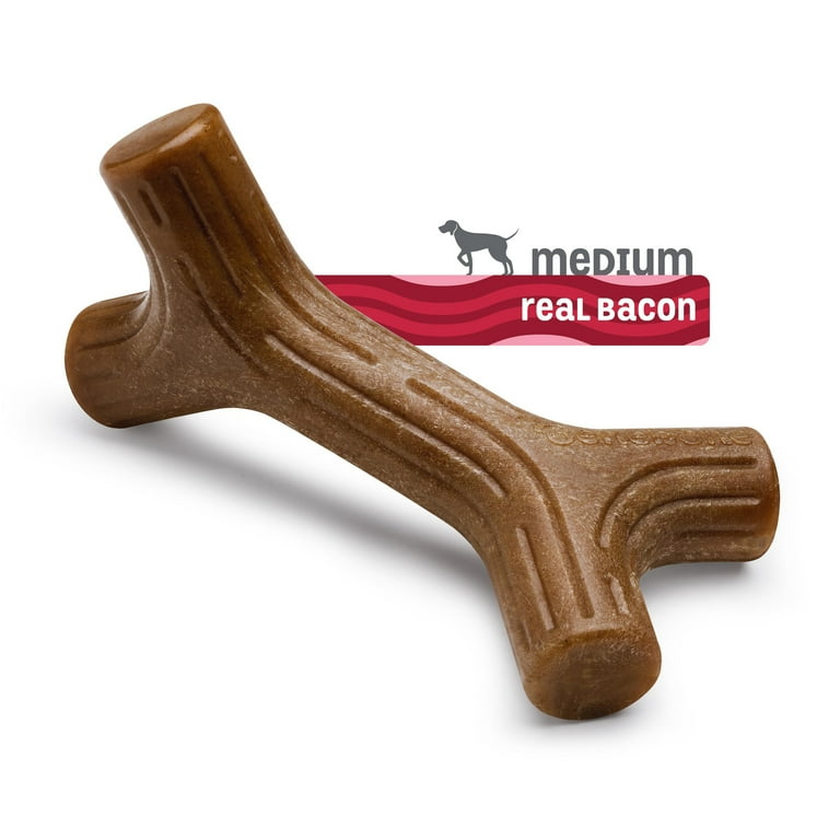 Dog Toys for Aggressive Chewers Indestructible Large Dogs,Real Bacon  Flavored,Dog Chew Toy Bones Medium/Large Breed Dogs,Best to Keep Them Busy