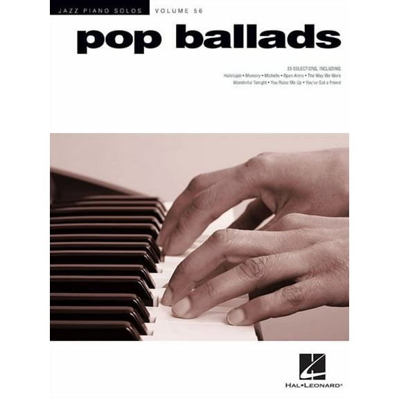 Pop Ballads: Jazz Piano Solos Series Volume 56, (Paperback)