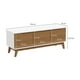 thumbnail image 3 of Rack TV 55" 136 cm Blanco/Canela 3 Puertas Kappesberg, 3 of 10