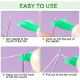 thumbnail image 5 of Large Sewing Needle Inserters, Fish Type Needle Threaders for Hand Sewing, Quick Sewing Threader Needle DIY Tool for Small Eyes, Embroidery Floss, Sewing Plastic Wire Loop, 5 of 5
