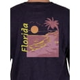 thumbnail image 3 of Unisex Florida State Graphic Tee, Triblend T-Shirt from Home Free, Sizes S-2XL, 3 of 5