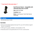 thumbnail image 2 of Fuel Pressure Sensor - Compatible with 2006 Mercedes-Benz CLS500, 2 of 2