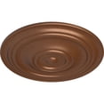 thumbnail image 3 of 31 1/2"OD x 2 1/2"P Traditional Ceiling Medallion (Fits Canopies up to 8 1/4"), Hand-Painted Polished Copper, 3 of 6