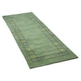 thumbnail image 4 of Rugsotic Carpets Handmade Rugs Hand Knotted Loom Runner 2'6''x8' Green Wool for Indoor Use, 4 of 9