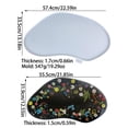 thumbnail image 5 of Resin Mold Unique Tray Crafting Irregular Table Epoxy Resin Table Silicone Storage Tray, 5 of 7