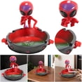 thumbnail image 6 of BLEEUS Alien Smoking Ashtray Outdoor Ash Tray Cool Ashtrays For Cigarettes Home Supplies (Red), 6 of 9