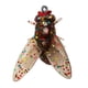 thumbnail image 3 of Luya Biónico Mosca Cebo Mosca Gancho Con Insecto Cebo Boca Caballo Blanco Raya Perca Cebo (marrón M/20PCS), 3 of 4
