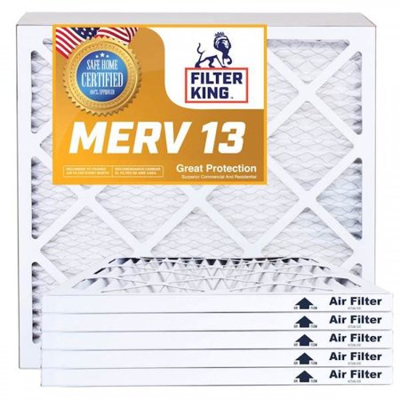 

18x18x1 Air Filters - Merv 13 - Actual Size 17.5x17.5x1 - 4 Pack